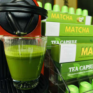 Органические капсулы Matcha, сертифицированные ЕС | Без консервантов/химических веществ, натуральное, универсальное пивоварение, заменитель молочного чая - Product Image 2
