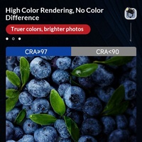 Lumière vidéo LED professionnelle 500W alimentée par courant alternatif SL500W, lumière de remplissage de studio haute puissance bicolore, photographie de produits alimentaires, diffusion en direct