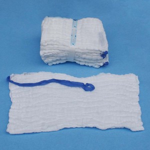 外科用吸収性ラップスポンジ用の医療用使い捨て滅菌ガーゼ外科用ラップスポンジ - Product Image 4