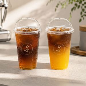 แก้วพลาสติกใส PET ขนาด 16oz 32oz 12oz สำหรับกาแฟ พร้อมฝาและหลอด พิมพ์โลโก้ตามสั่ง สำหรับการปรับแต่งส่วนบุคคล - Product Image 4