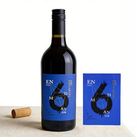 Etiquetas de Vino Personalizadas de Lujo con Lámina Dorada, Relieve 3D, Resistentes al Agua, Ecológicas, con Recubrimiento UV, Adhesivas con Código de Barras y Logotipo Personalizado