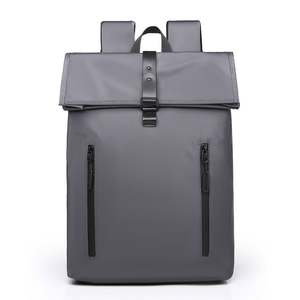 2025 New Arrival Roll-Up Laptop Backpack for <b>Men</b> Business Casual Schoolbag Waterproof Oxford for Outdoor Travelling Student - Product Image 5