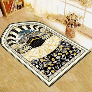 Estera de oración musulmana plegable de suministro de fábrica de Venta caliente con estera de oración de rosario - Product Image 4