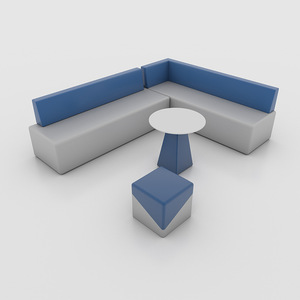 Ensemble de canapés de réception en cuir convertible de haute qualité pour hôpitaux, appartements et enfants - Product Image 4