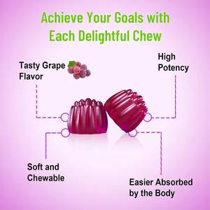 Permen Resveratrol Kemurnian Tinggi OEM 98% Trans dengan Quercetin, Coq 10, Vitamin C, Suplemen Resveratrol untuk Antioksidan dan Kesehatan Sendi - Product Image 6