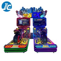 Simulateur de moto pour enfants, jeu d'arcade à monnayeur, machine de course à chevaucher pour centre de jeux et parc d'attractions