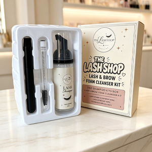 Kit Concentrato Shampoo Ciglia Private Label - Detergente per Extension Ciglia Senza Olio con Spazzola per Pulizia Profonda - Product Image 2
