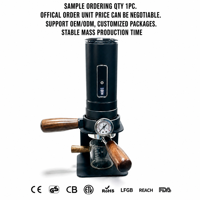 Machine à café semi-automatique portable OneBrew Super58 58 mm, 19 bars de pression, batterie 7500 mAh/13500 mAh, sans fil, pour la maison
