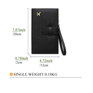 RFID <strong>Passport</strong> Long Wallet Men Leather Luxury Leather <strong>Passport</strong> Holder <strong>Personalised</strong> <strong>Passport</strong> Holder <strong>Cover</strong> - Product Image 2