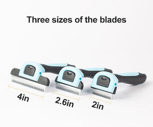 La pelliccia dell'animale domestico diretta della fabbrica rimuove la spazzola del pettine del Deshedder del cane per la toelettatura quotidiana dell'animale domestico OEM ODM - Product Image 4