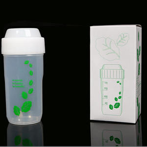 Transparent Plastic Graduated Shaker Cup 200Ml Leak Proof Airtight For Protein Powder Reusable Health Cup - Product Image 1