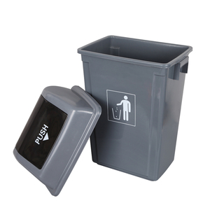 Eco friendly recycle plastic trash dusty bin dustbin with custom logo