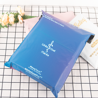 Sac d'expédition en polyéthylène biodégradable à double fermeture avec pochette, personnalisable pour documents et envois postaux