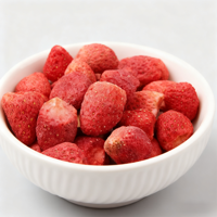 Gevriesdroogde Aardbeien Zonder Toegevoegde Gezonde Gedroogde Vruchten Snacks Met Zoetzure Smaak Natuurlijk Droog Fruit In Bulkverpakking