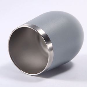 Taza de Café Ecológica Personalizada de Acero Inoxidable de Doble Pared, Vaso Térmico sin Asa con Tapa, Capacidad de 350 ml, Vasos Metálicos para Beber - Product Image 3