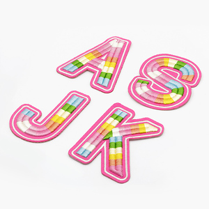 Tùy chỉnh các bản vá lỗi số lượng lớn Nhiệt Báo Chí 3D tùy chỉnh logo đính phù hiệu thêu thêu vá may sắt trên cho quần áo - Product Image 2