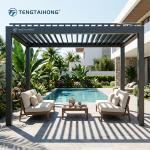Pérgola de Aluminio de Lujo para Balcón y Patio, Fácil de Montar, Insonorizada, Ligera, Gazebo, <span class=keywords><strong>Toldo</strong></span> - Product Image 1