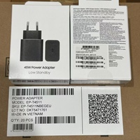 Neues PD 45W EU-Stecker-Ladegerät für Samsung Original-Qualität Europa-Ladegerät EP-T4511 PD-Funktion Typ-C Netzteil