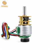 Moteur pas à pas à aimant permanent Tengli GM12-15BY 15 mm, 5 V 12 V, boîte de vitesses métallique, angle de pas de 18 degrés pour robot