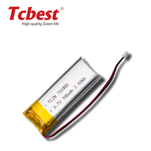 TC731950 锂聚合物电池 3.7V 700mAh 用于激光水平仪 CE 认证 <span class=keywords><strong>2</strong></span> 年保修 - Product Image 4