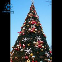 ANPU 18FT Commercial Outdoor Giant LED Weihnachts baum Wasserdicht mit DMX-Steuerung und 24 Lichteffekten IP65