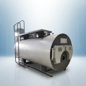 Chaudière à tubes de fumée industrielle neuve, générateur d'eau chaude basse pression pour restaurants, usines de fabrication, alimentée par biomasse, charbon, chaleur - Product Image 1