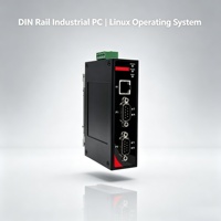工业级 DIN 安装型 PC X86 嵌入式无风扇 4 LAN RS485 CAN Modbus 边缘网关 DC 9 36V 宽温范围