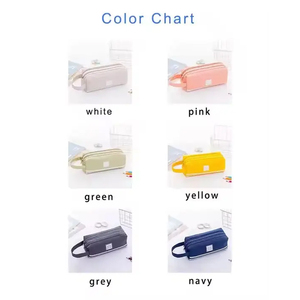 Công suất lớn bút chì trường hợp sáng tạo và đa chức năng hai lớp bút chì trường hợp học sinh với xử lý - Product Image 2