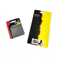 Carte en carton découpée sur mesure pour présentoir suspendu, imprimée recto-verso avec support en carton pour emballage sous blister