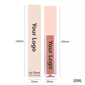 Brillo de labios líquido hidratante de larga duración al por mayor, Etiqueta Privada, brillo de labios vegano de alto pigmento - Product Image 4