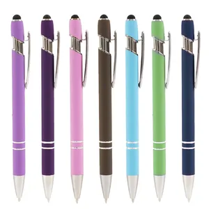 High Quality Dye Sublimation Ink Pens Blanks With Shrink Wrap Metal Ballpoint Pen For Custom Printing Sublimate Ballpoint Pens