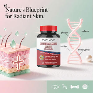 Kapsul Kolagen Sapi & <span class=keywords><strong>Softgel</strong></span> Bersertifikat Halal <span class=keywords><strong>Kosher</strong></span> Produk Kecantikan Dewasa Antioksidan 60 Kapsul/Botol Grosir - Product Image 4