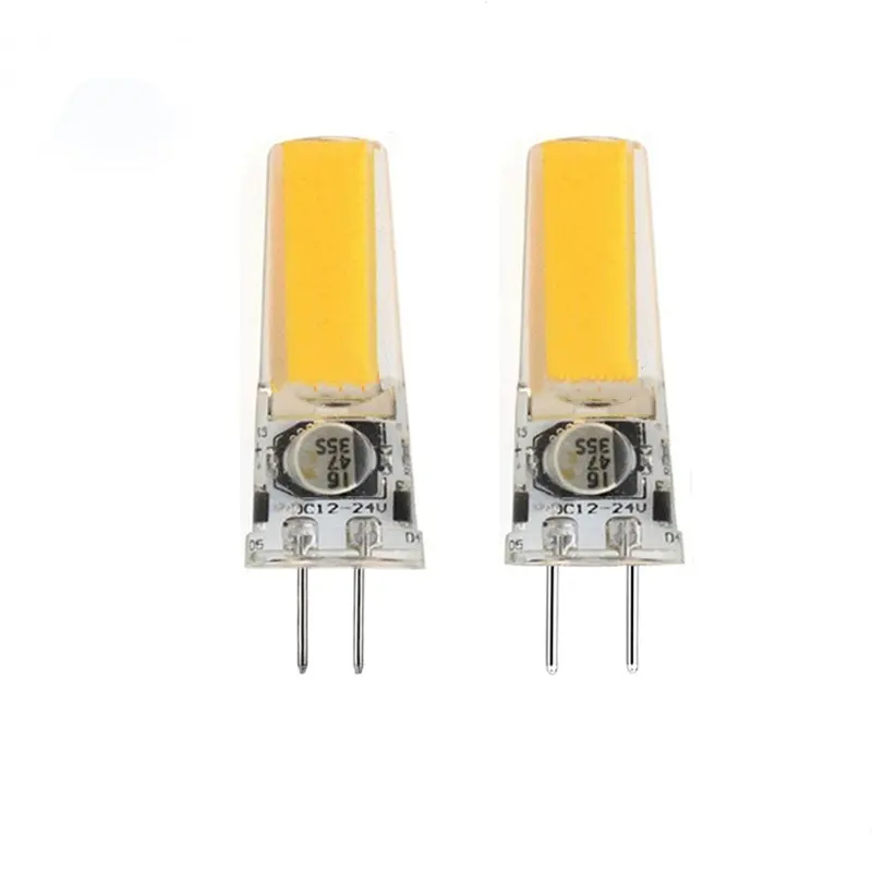 GY6.35 LED ampuller AC/DC12V silikon COB lamba 3W 2508 kristal LED avize ampul halojen yerine