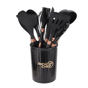 Juego de 12 Utensilios de Cocina de Silicona, Cuchara y Espátula para Sopa, Antiadherentes, Resistentes a Altas Temperaturas - Product Image 5