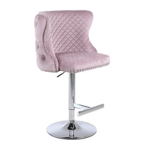 Chaise de tabouret de bar au design unique de haute qualité, meubles en tissu moderne à hauteur réglable pour la maison et l'hôtel