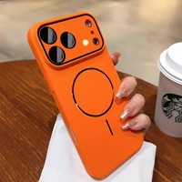 Nouvelles Couleurs – Coque Magnétique pour iPhone 18 17 Pro Max avec Protection Intégrée de l'Objectif de l'Appareil Photo, Housse Mate Antichoc à Forte Adhérence Magnétique