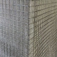 Rejilla de Malla de Alambre Soldada a Medida, 2x2 Pulgadas, Hierro Electrogalvanizado, Orificios Cuadrados para Protección de Ventanas
