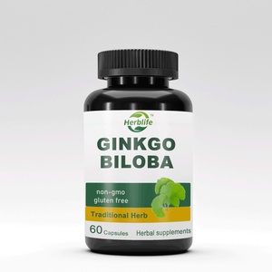 Compléments alimentaires en marque privée OEM/ODM, prix de gros, capsules d'extrait de Ginkgo Biloba 500 mg, capsules de Ginkgo Biloba biologiques - Product Image 1