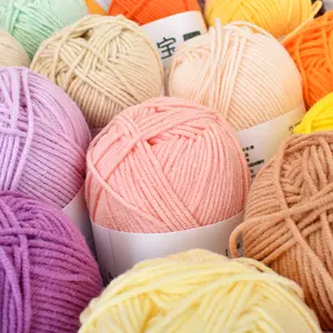 Blended Fancy Knit Yarn for Scarf and Cap Charmkey High quality wool yarn 60% Wool 40% acrylic