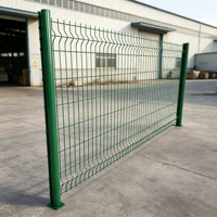 Panneau de clôture en treillis métallique soudé 3D, galvanisé et recouvert de PVC, résistant aux UV, écologique, antirouille, pour usage extérieur
