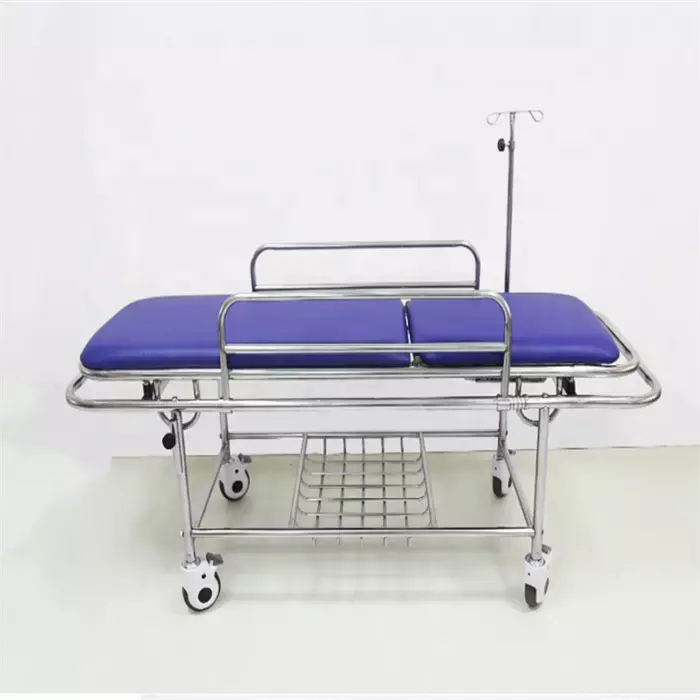 Hongan-camilla de elevación de acero inoxidable, carrito de Hospital para pacientes, duradero, ajustable en la espalda, buen precio