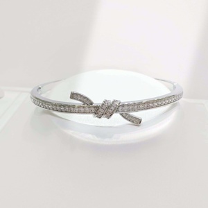 Custom Plata 925 Sterling <b>Silver</b> Geometric Classic <b>Bracelet</b> Luxury Rhinestone Inlay Everyday Gold Plated Fashion Simple <b>Bangles</b> - Product Image 5
