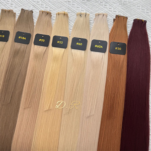 Extensions de cheveux Remy invisibles de luxe 2026 <span class=keywords><strong>ali</strong></span>, qualité professionnelle, Genius Wefts, sans retour, 50g 100g, nouées à la main, teintes - Product Image 1