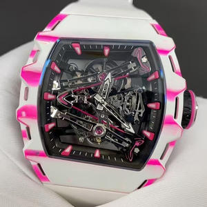 Relojes Deportivos para Hombre con Caja de Fibra de Carbono, Movimiento Mecánico Automático, Correa de Silicona, Luminosos, Resistentes al Agua, con Esfera de Alta Calidad - Product Image 2