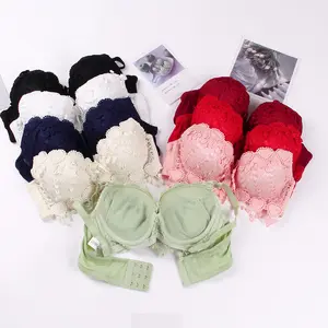 Push Up Padded Sexy Lace Bra for Women Add One Cup