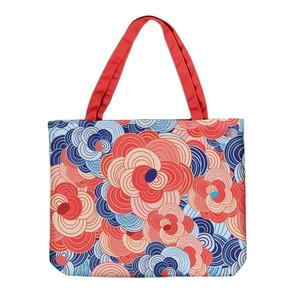 Sac fourre-tout en toile durable et réutilisable, imprimé avec des motifs floraux et équestres, respectueux de l'environnement, avec taille et couleur personnalisables - Product Image 5