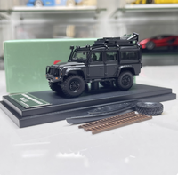 Modèle de voiture de collection personnalisé en alliage moulé sous pression de qualité supérieure Master Land Rover Defender 4X4 DEcode High-Body Edition 1:64