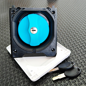 Cerraduras <span class=keywords><strong>ARANA</strong></span> IP44 Impermeables Blancas/Negras de ABS de Funcionamiento Suave para Sistemas de Gravedad de Autocaravanas y Sistemas Eléctricos de Agua Dulce - Product Image 1