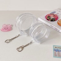 58/75 Barji Badge sac de rangement Transparent étoile Animation poupée stockage affichage pendentif sac bébé sac porte-clés