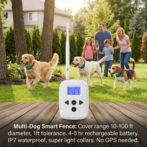 Nouvelle clôture électrique intelligente <span class=keywords><strong>pour</strong></span> <span class=keywords><strong>chien</strong></span> 2026 avec application, guidage intelligent et rappel <span class=keywords><strong>de</strong></span> retour (tonalité/vibration/correction) - Product Image 5